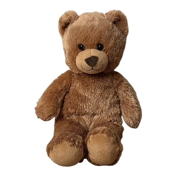 Build-A-Bear Workshop Other - Build A Bear Workshop Brown Shaggy Plush Teddy Bear 2015 Signature Paw Patch